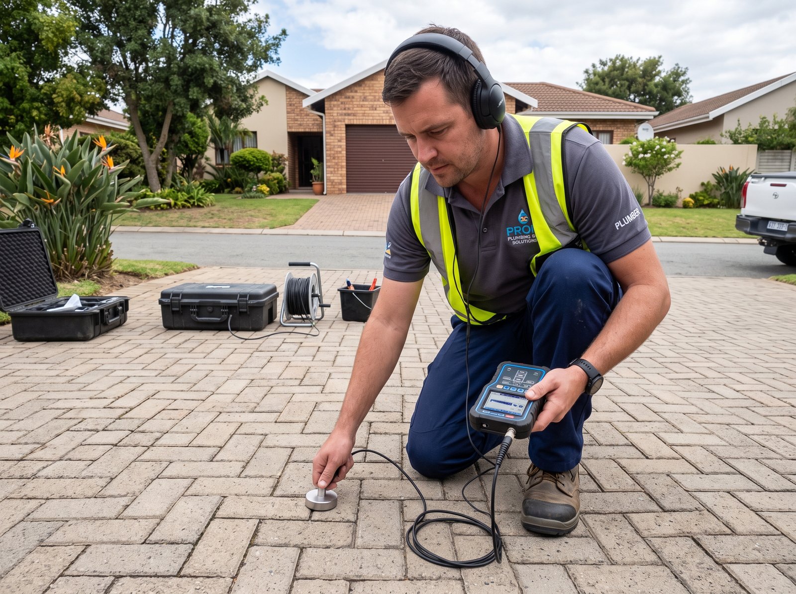 Non-invasive underground leak detection in Bedfordview